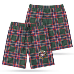 MacFarlane Hunting Modern Tartan Crest Men's Beach Shorts