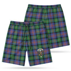 MacLennan Ancient Tartan Crest Men's Beach Shorts