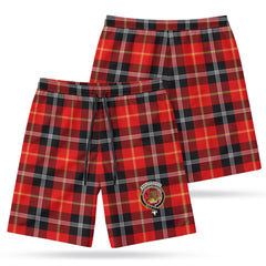 Marjoribanks Tartan Crest Men's Beach Shorts