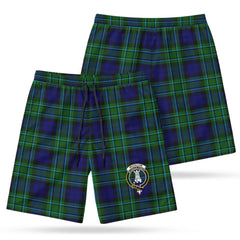 McCallum Modern Tartan Crest Men's Beach Shorts