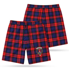 McCracken Tartan Crest Men's Beach Shorts