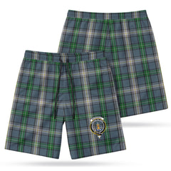 McDowall Tartan Crest Men's Beach Shorts