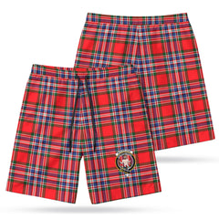McFarlane Modern Tartan Crest Men's Beach Shorts
