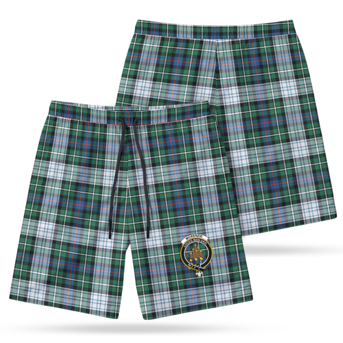 McKenzie Dress Ancient Tartan Crest Men's Beach Shorts
