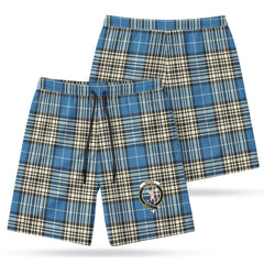 Napier Ancient Tartan Crest Men's Beach Shorts