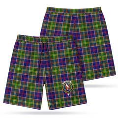 Whitefoord Tartan Crest Men's Beach Shorts