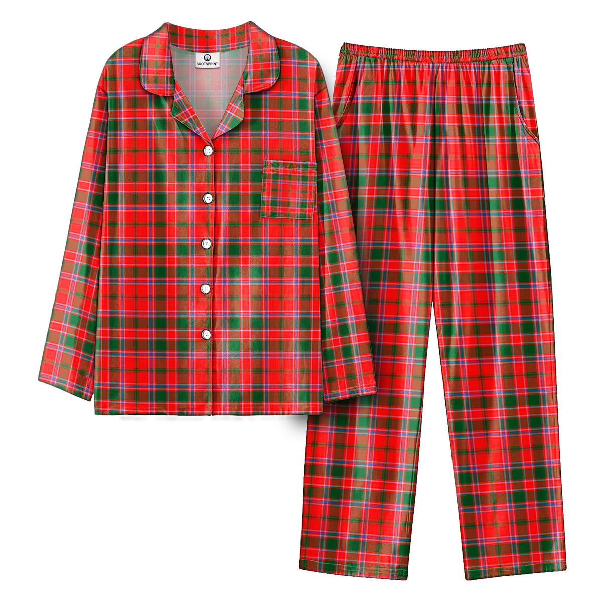 Dalziel Modern Tartan Pajama Set