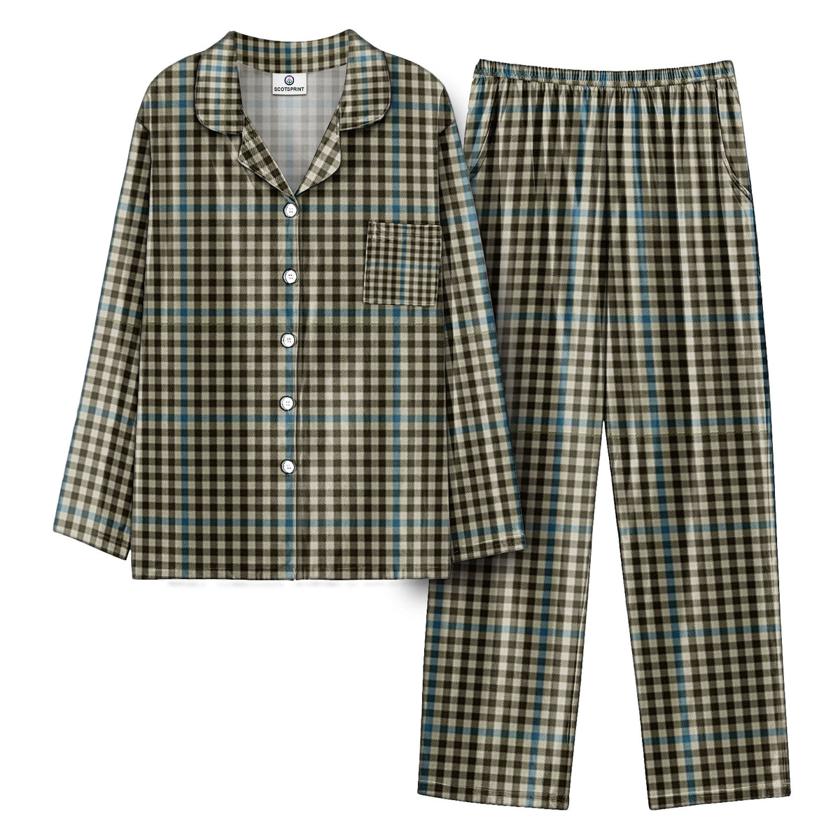 Haig Check Tartan Pajama Set