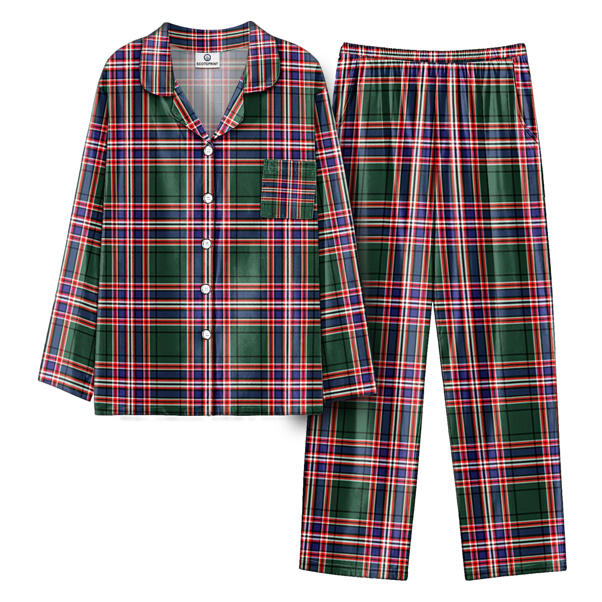 MacFarlane Hunting Modern Tartan Pajama Set