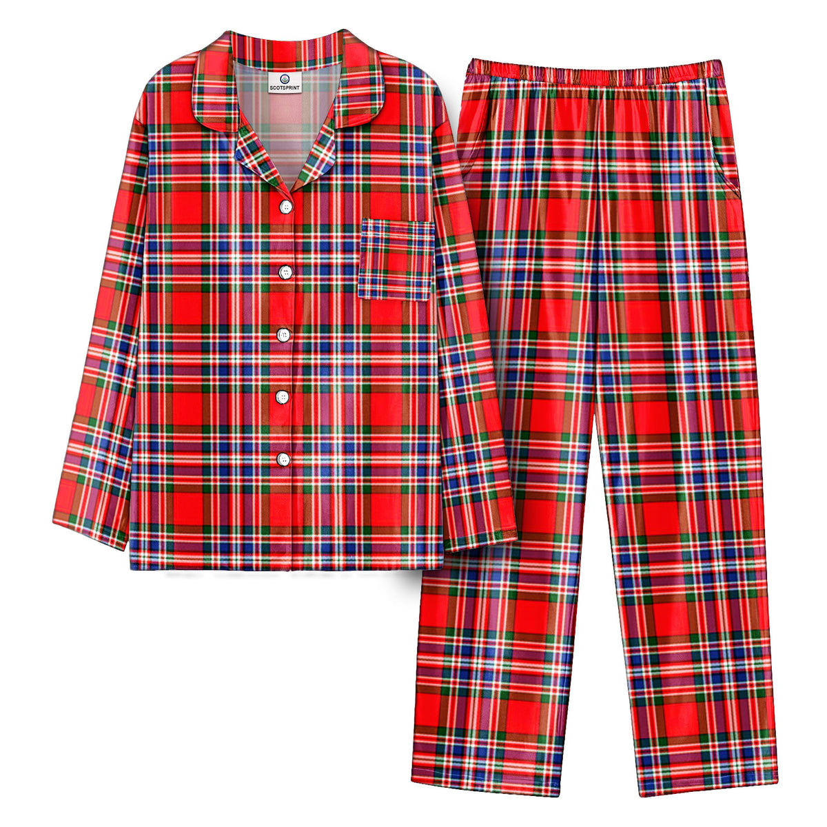 MacFarlane Modern Tartan Pajama Set