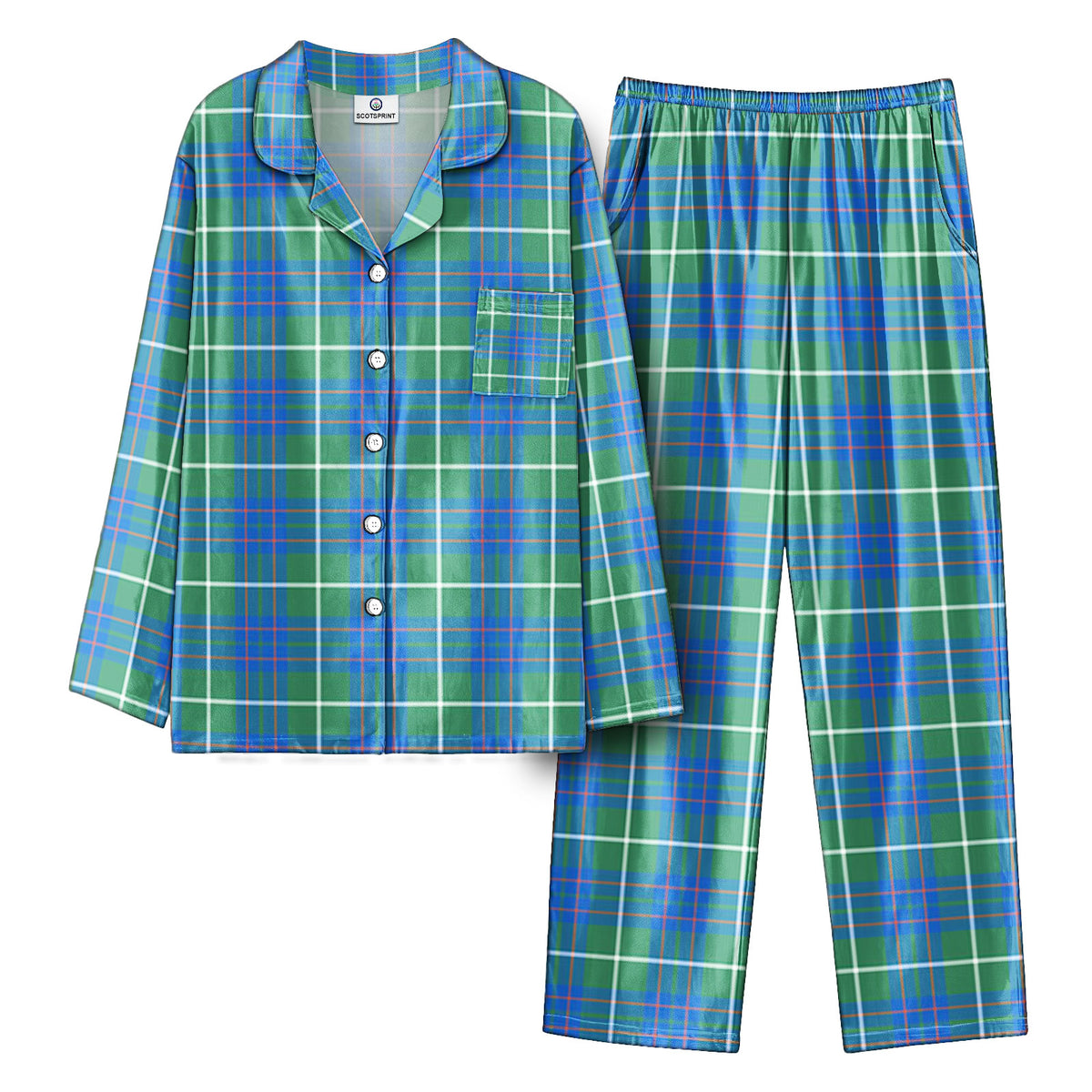 MacIntyre Hunting Ancient Tartan Pajama Set