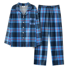 MacKay Blue Tartan Pajama Set