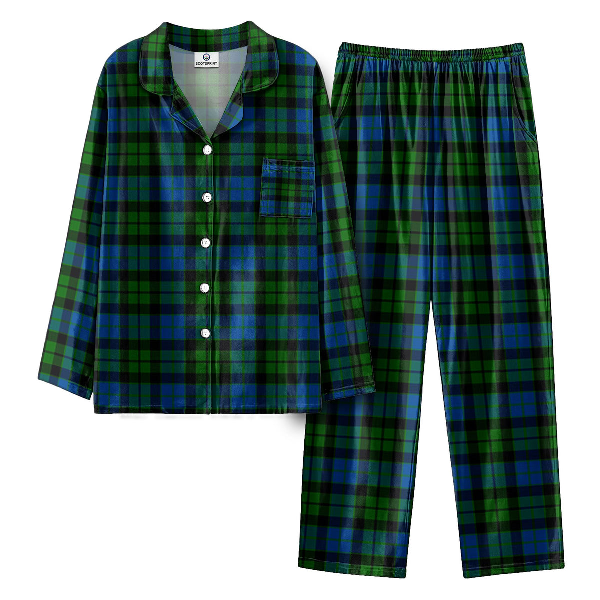 MacKay Modern Tartan Pajama Set