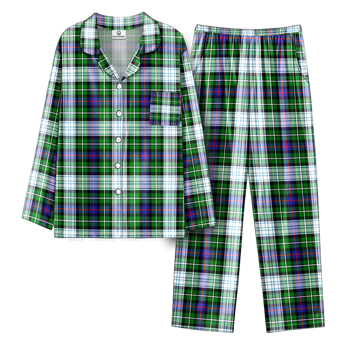 McKenzie Dress Modern Tartan Pajama Set