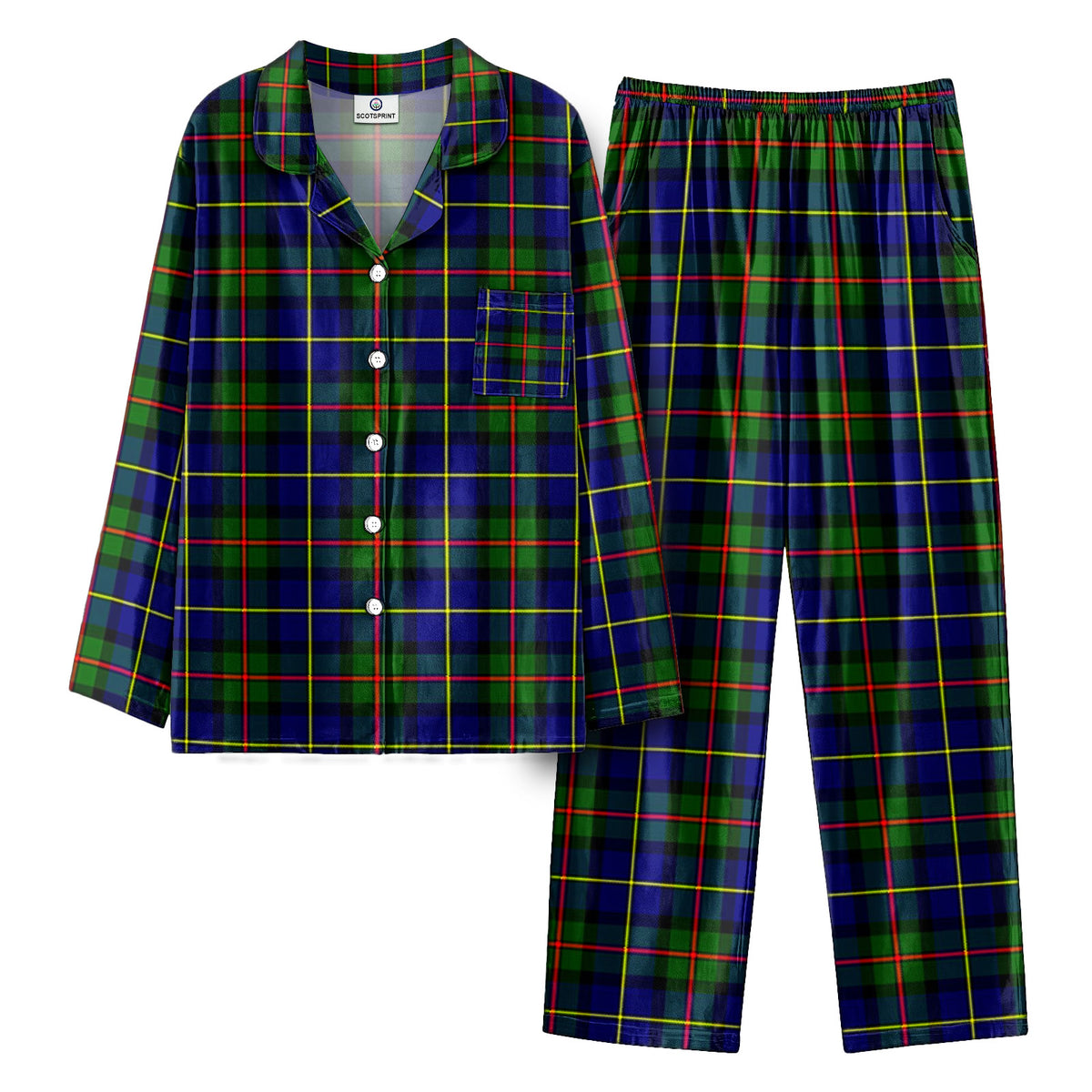 McLeod of Harris Modern Tartan Pajama Set