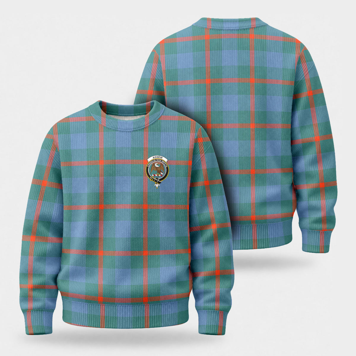 Agnew Ancient Tartan Crest Sweater