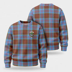Anderson Modern Tartan Crest Sweater