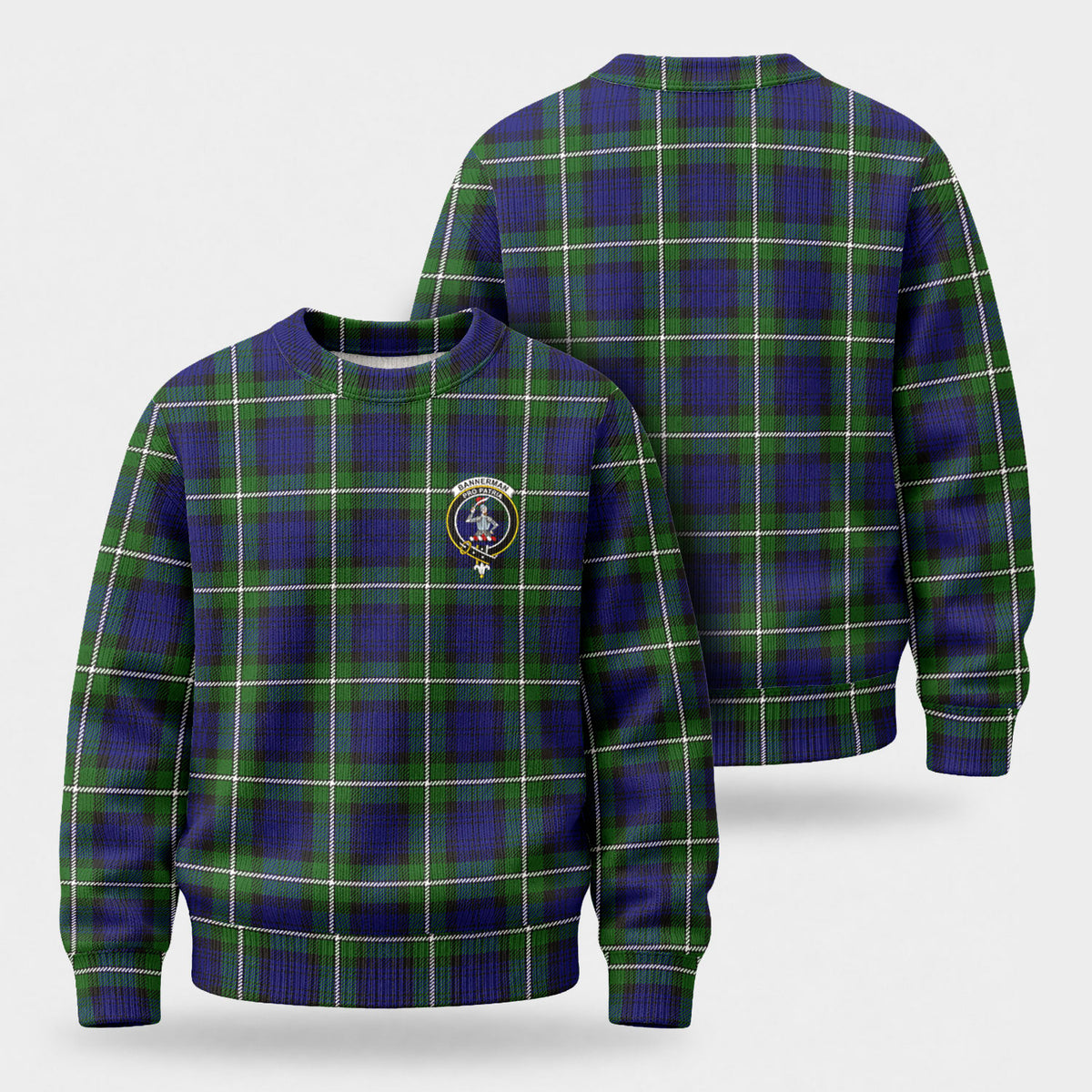 Bannerman Tartan Crest Sweater