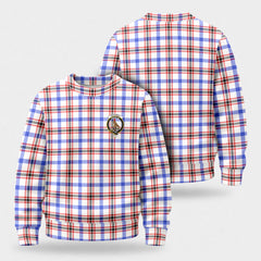 Boswell Modern Tartan Crest Sweater