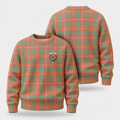 Bruce Ancient Tartan Crest Sweater