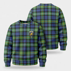 Campbell Argyll Ancient Tartan Crest Sweater