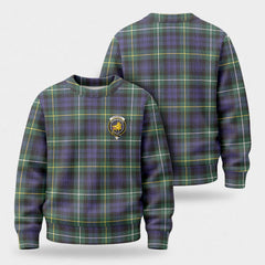 Campbell Argyll Modern Tartan Crest Sweater