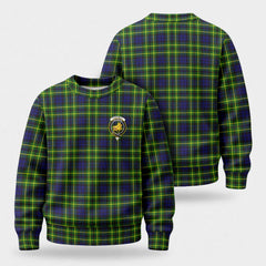 Campbell of Breadalbane Modern Tartan Crest Sweater