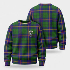 Carmichael Modern Tartan Crest Sweater