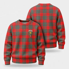 Cumming Modern Tartan Crest Sweater