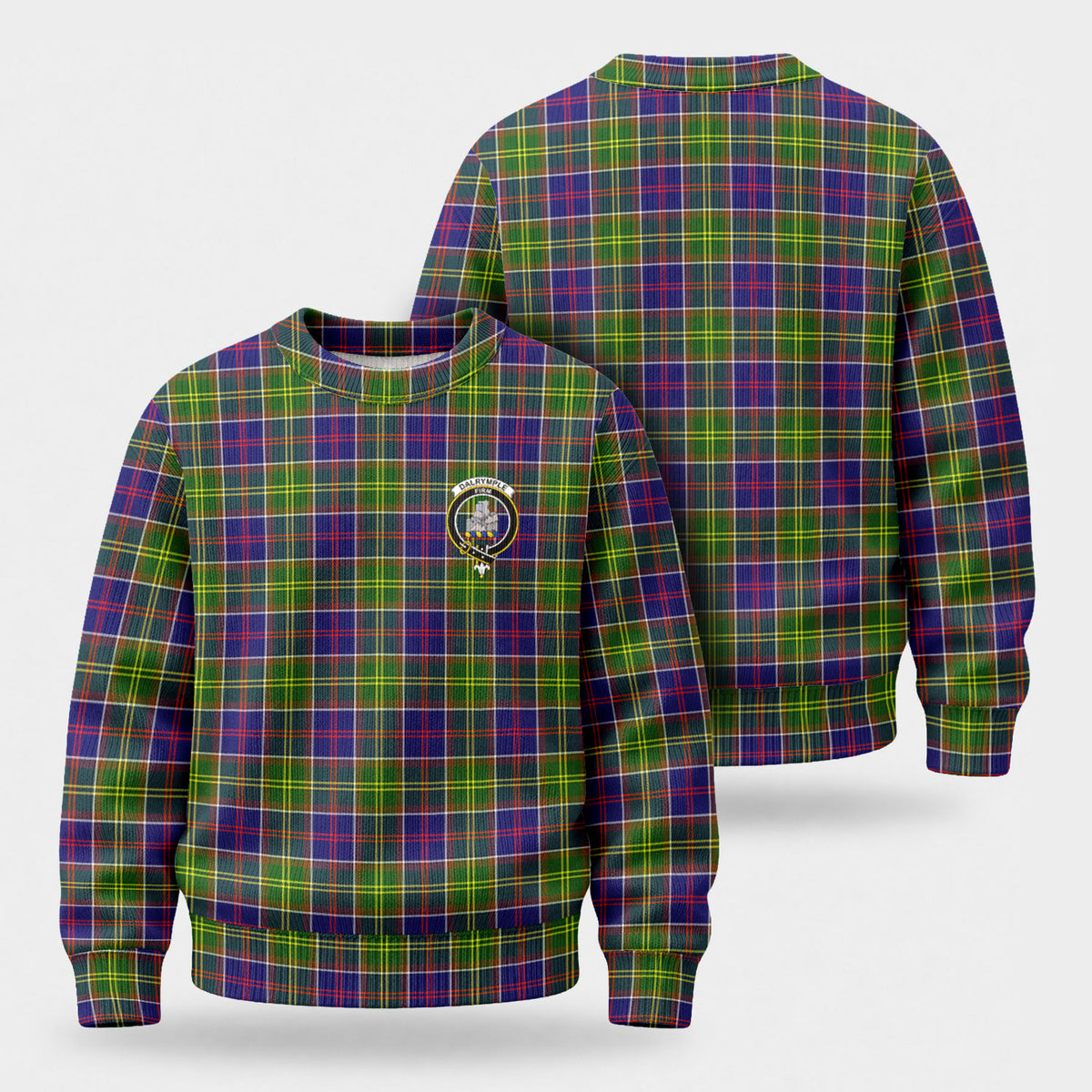 Dalrymple Tartan Crest Sweater