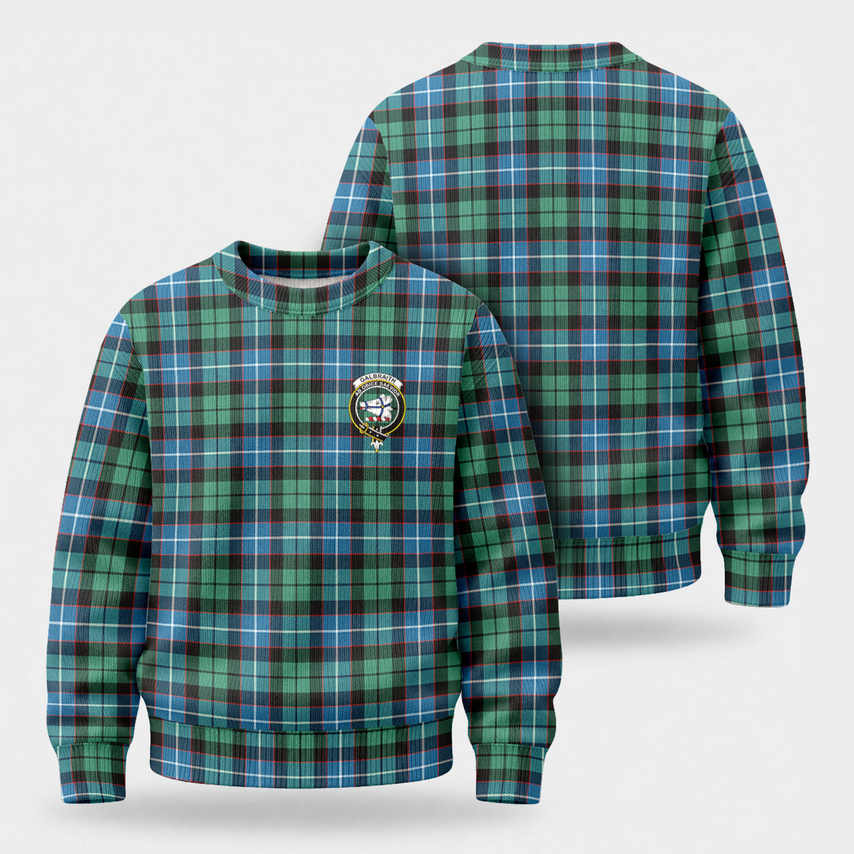 Galbraith Ancient Tartan Crest Sweater