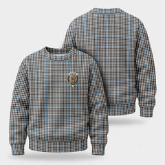 Gladstone Tartan Crest Sweater