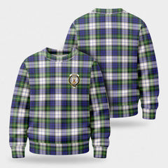Gordon Dress Modern Tartan Crest Sweater