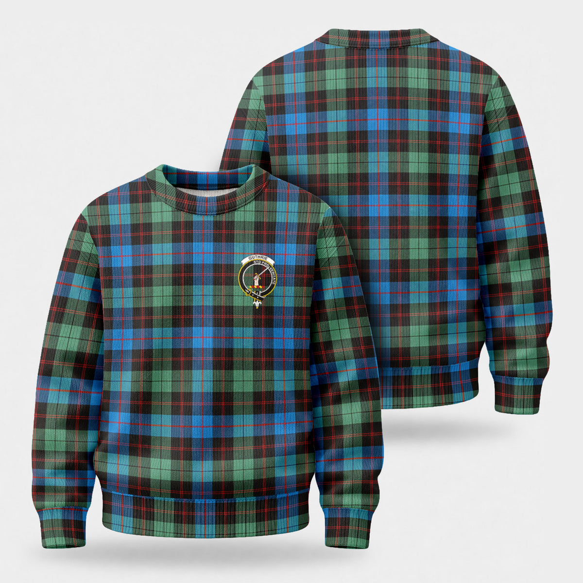 Guthrie Ancient Tartan Crest Sweater