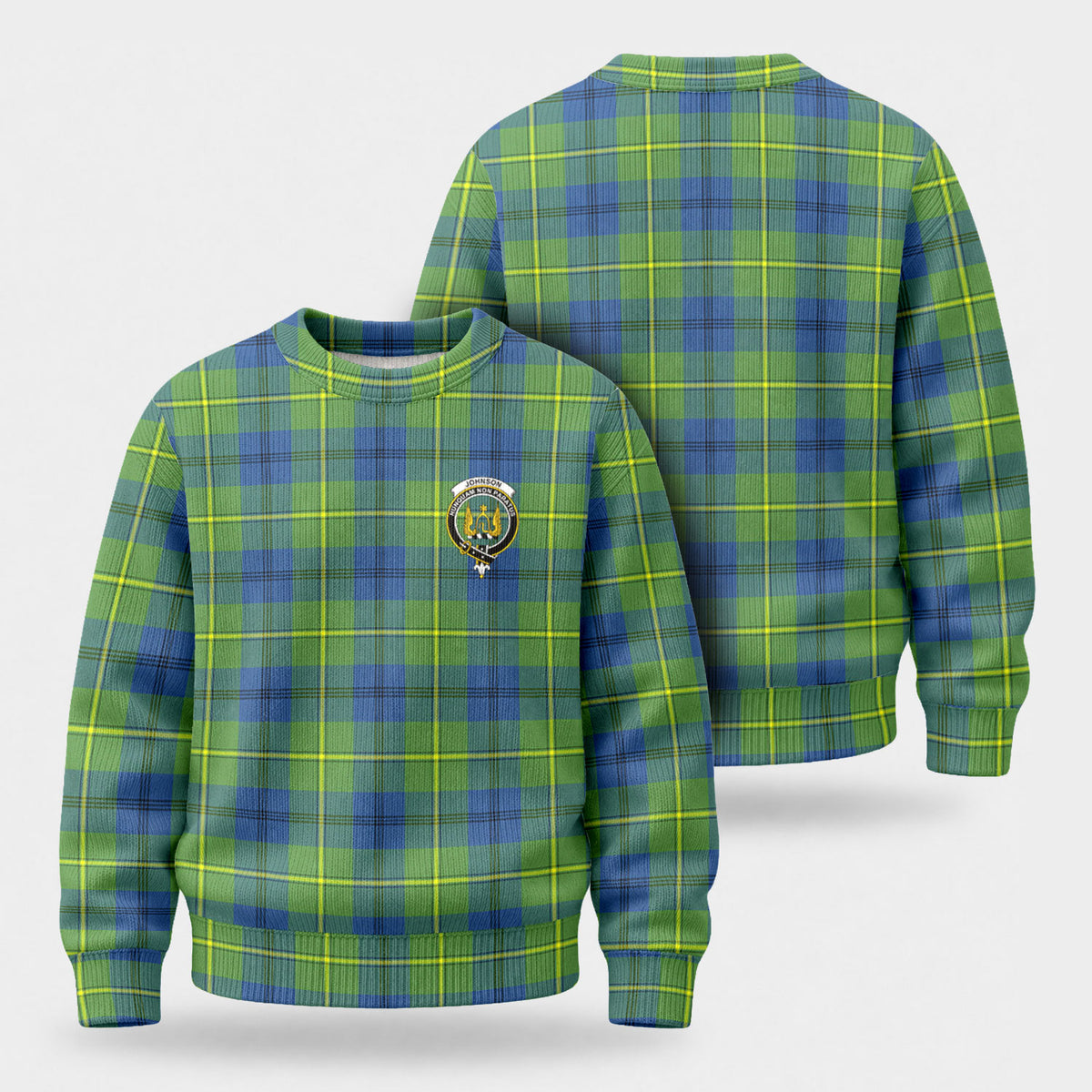 Johnson Ancient Tartan Crest Sweater
