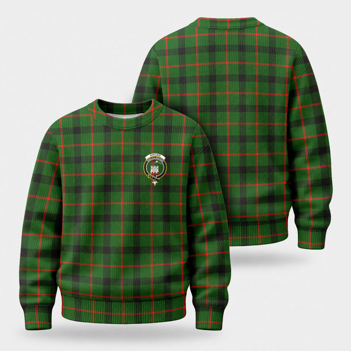 Kincaid Tartan Crest Sweater