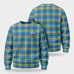 Laing Tartan Crest Sweater