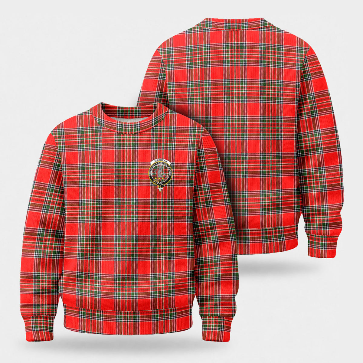 MacBean Tartan Crest Sweater