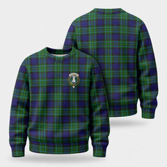MacCallum Modern Tartan Crest Sweater