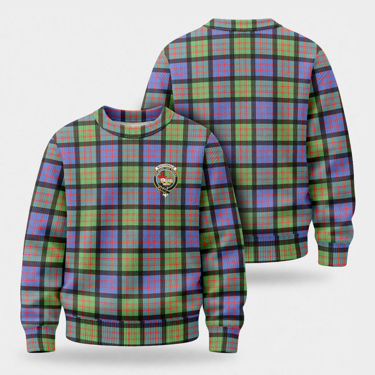 MacDonald Ancient Tartan Crest Sweater