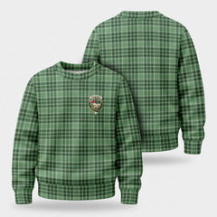 MacDonald Lord of the Isles Hunting Tartan Crest Sweater