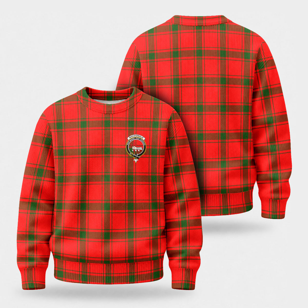 MacDonald of Sleat Tartan Crest Sweater