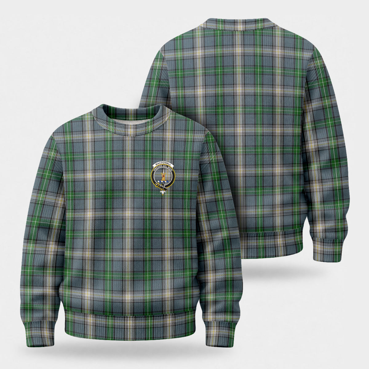 MacDowall Tartan Crest Sweater
