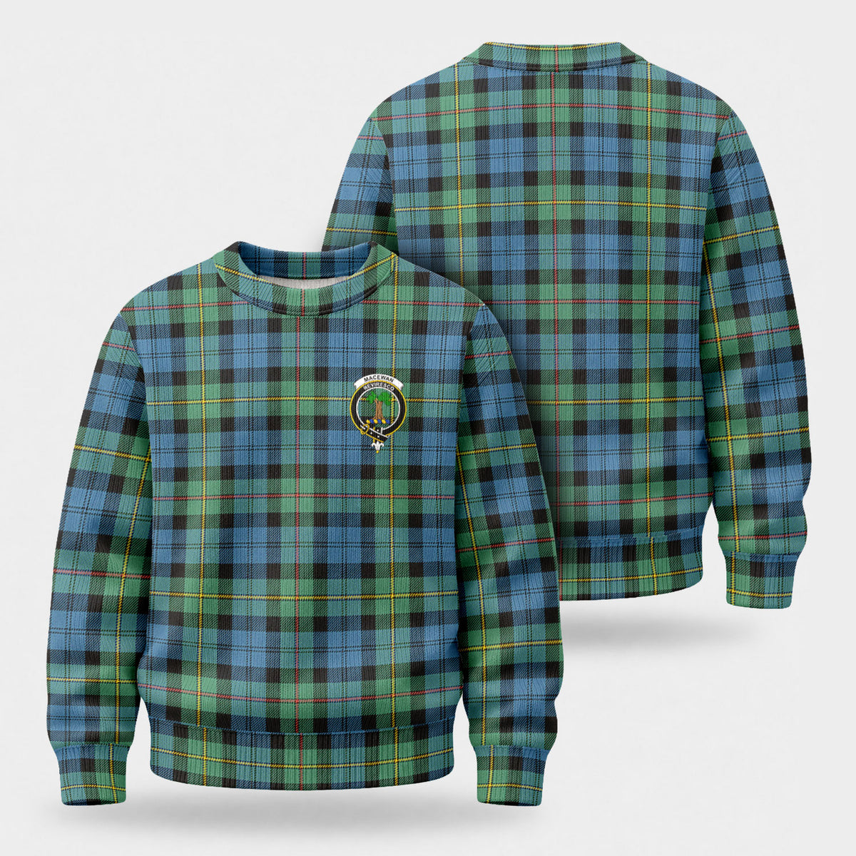 MacEwan Ancient Tartan Crest Sweater