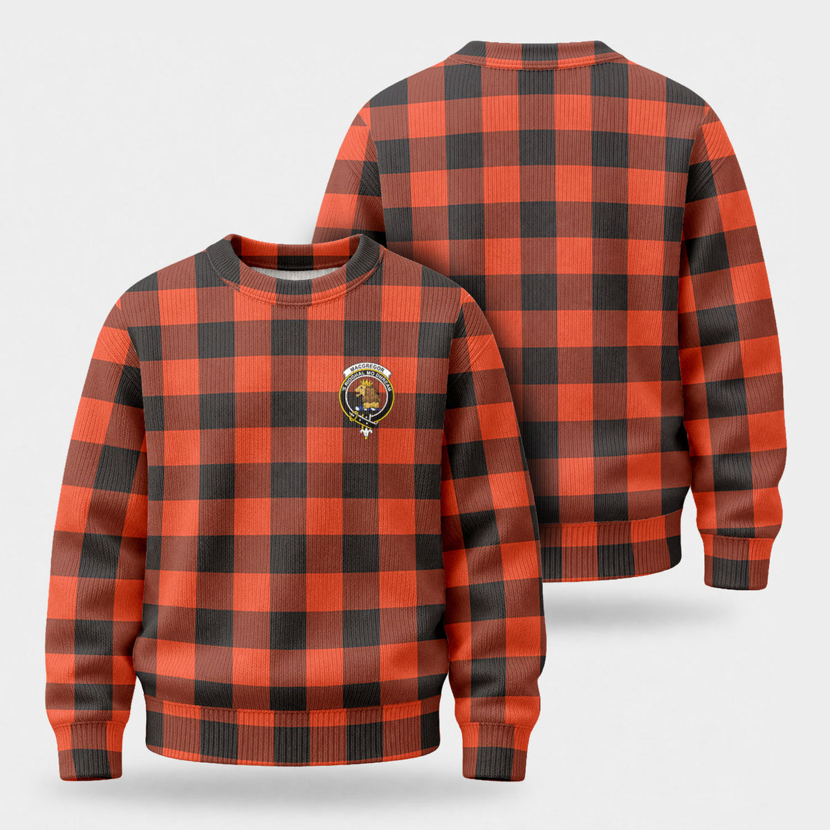 MacGregor Rob Roy Ancient Tartan Crest Sweater