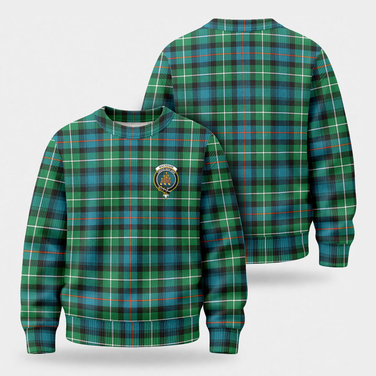 MacKenzie Ancient Tartan Crest Sweater