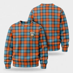 MacLachlan Ancient Tartan Crest Sweater