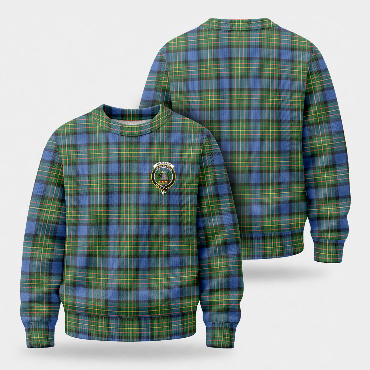 MacLaren Ancient Tartan Crest Sweater