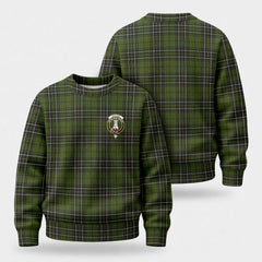 MacLean Hunting Tartan Crest Sweater