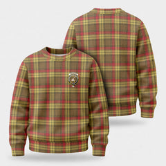 MacMillan Old Weathered Tartan Crest Sweater